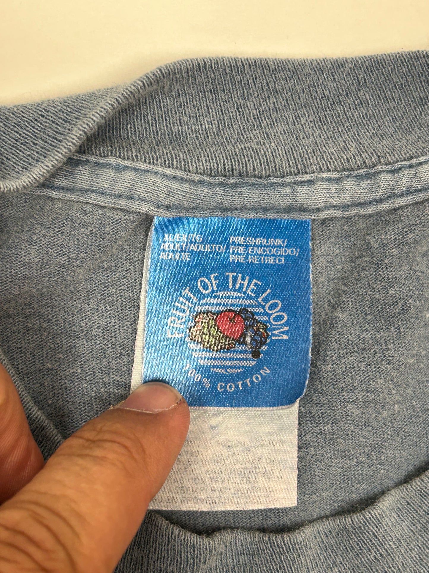 Vintage R.E.M. Monster Cool Music Band Tee 1993 1994 REM XL 23x29.25 Inches Blue As Is