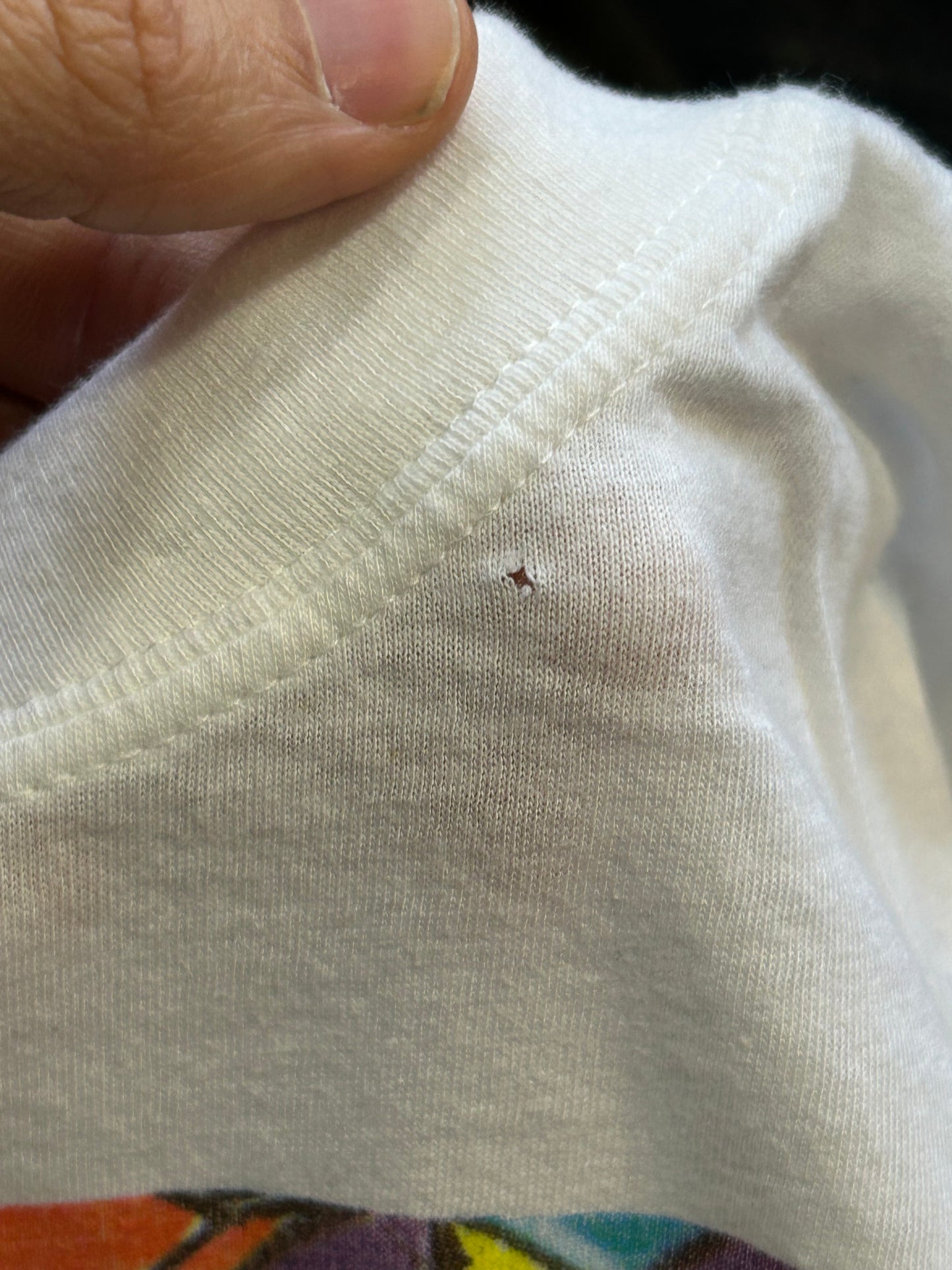 Vintage Jägermeister Alchol Promo Art Graphic Tee G. Kalehen ‘99 White XL 25x29 Inches