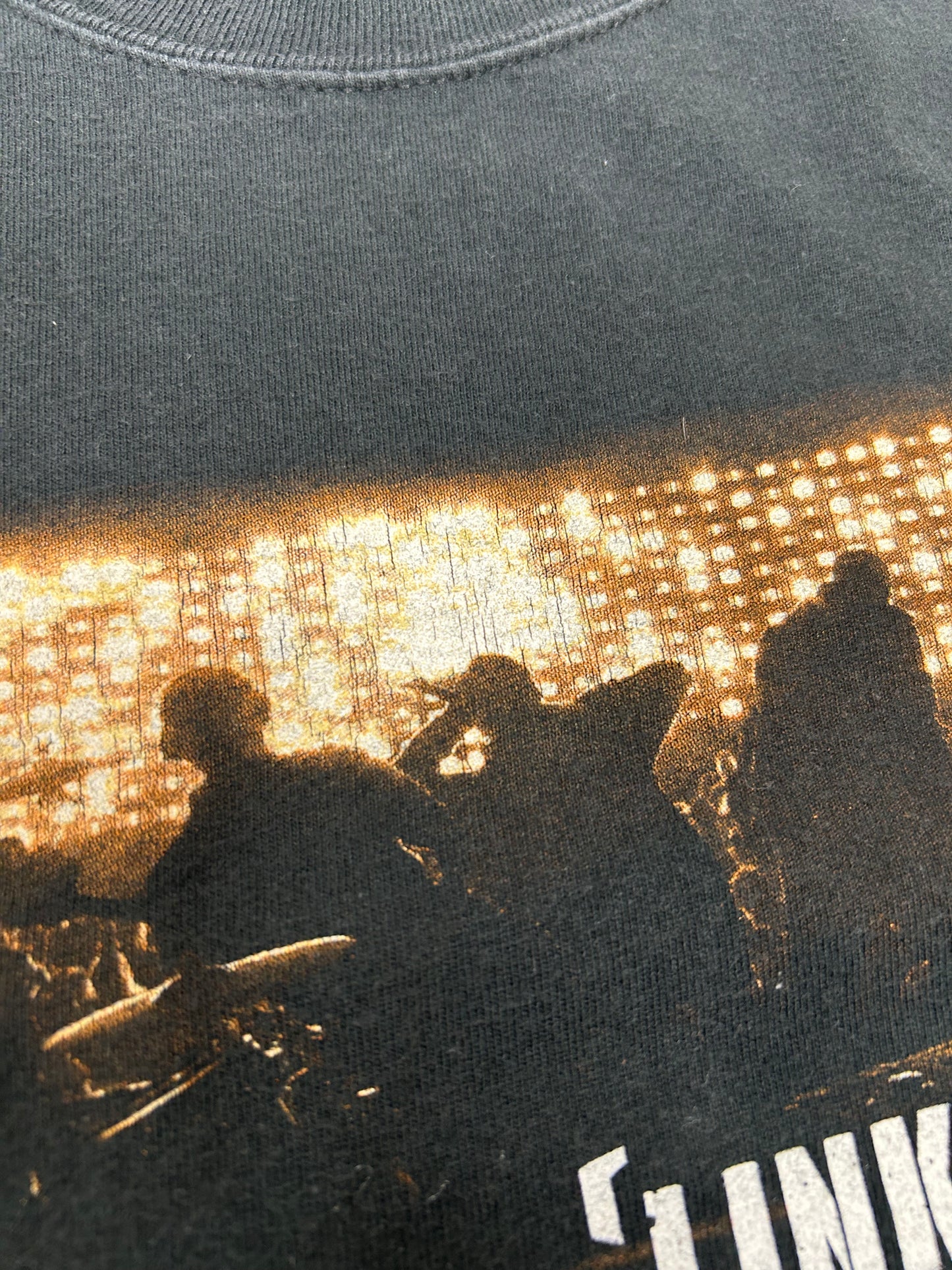 Vintage Linkin Park Meteora Album Promo Band Alternative Music Tee 2003 20.25x27.5 Inches Hanes Heavyweight Tag