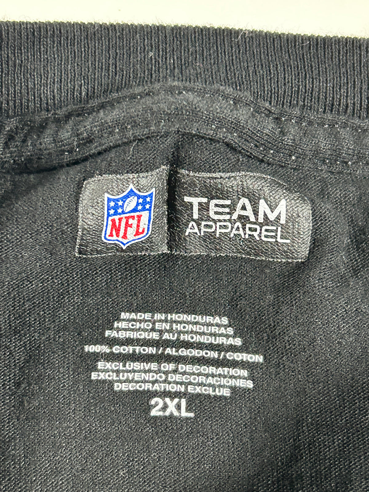 NFL Team Apparel New Orleans Saints Super Bowl XLIV Champion Tee 2XL 25.75x31.5 Inches