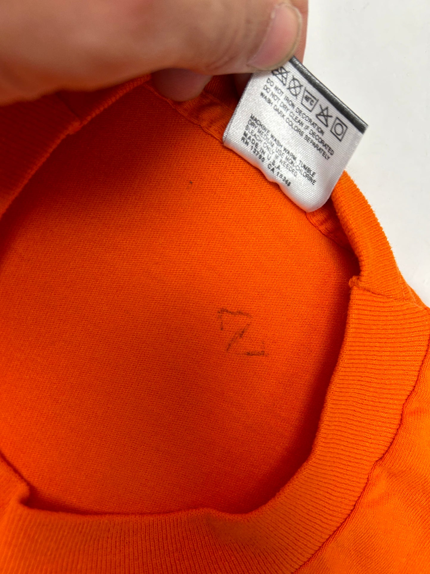 Vintage 90s City Of New York Parks & Recreation United States Youth Games Tee 2XL 25.5x30.25 Inches Orange