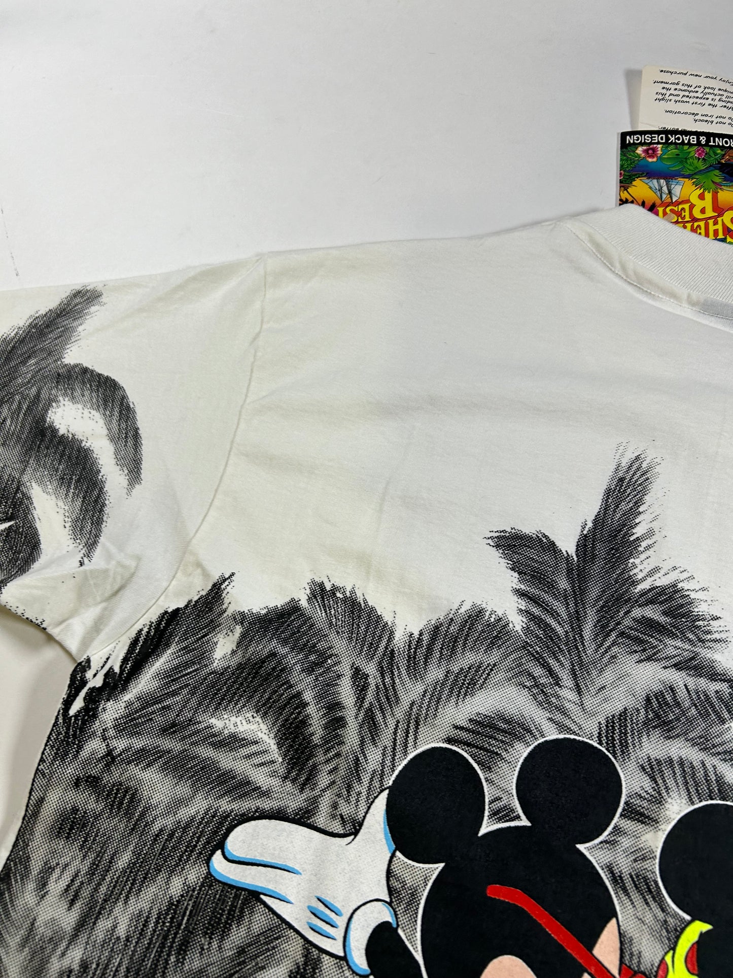 Vintage Sherry’s Best Disney Mickey & Minnie Mouse Tee Brand New With Tags Has Stains As Is XL/L Fit 22.75x32.5 Inches