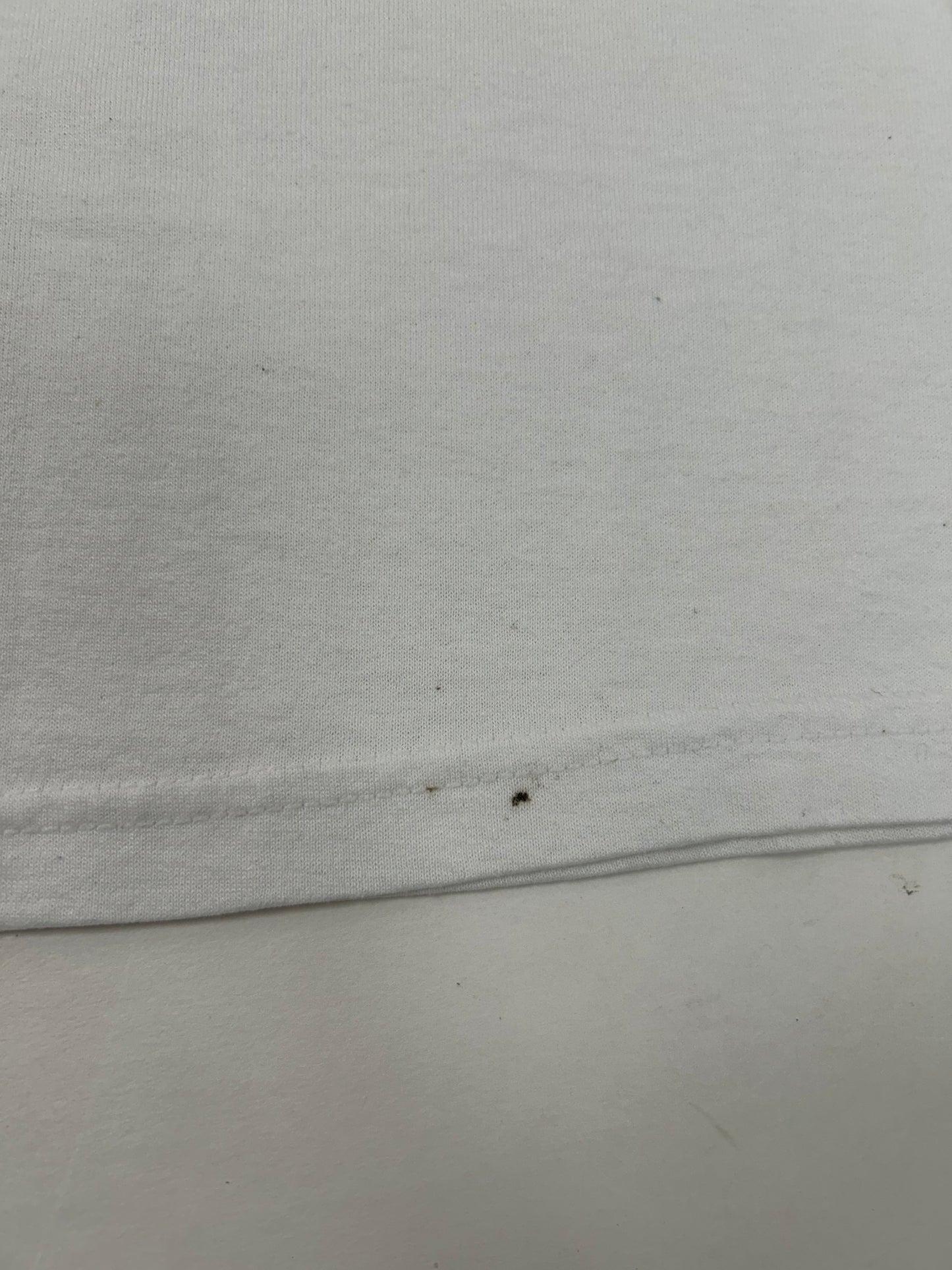 Edgewood NJ first edition “Deeper Than The Roots.” Tee 00s Hanes Heavyweight 50/50 Blend Haiti White