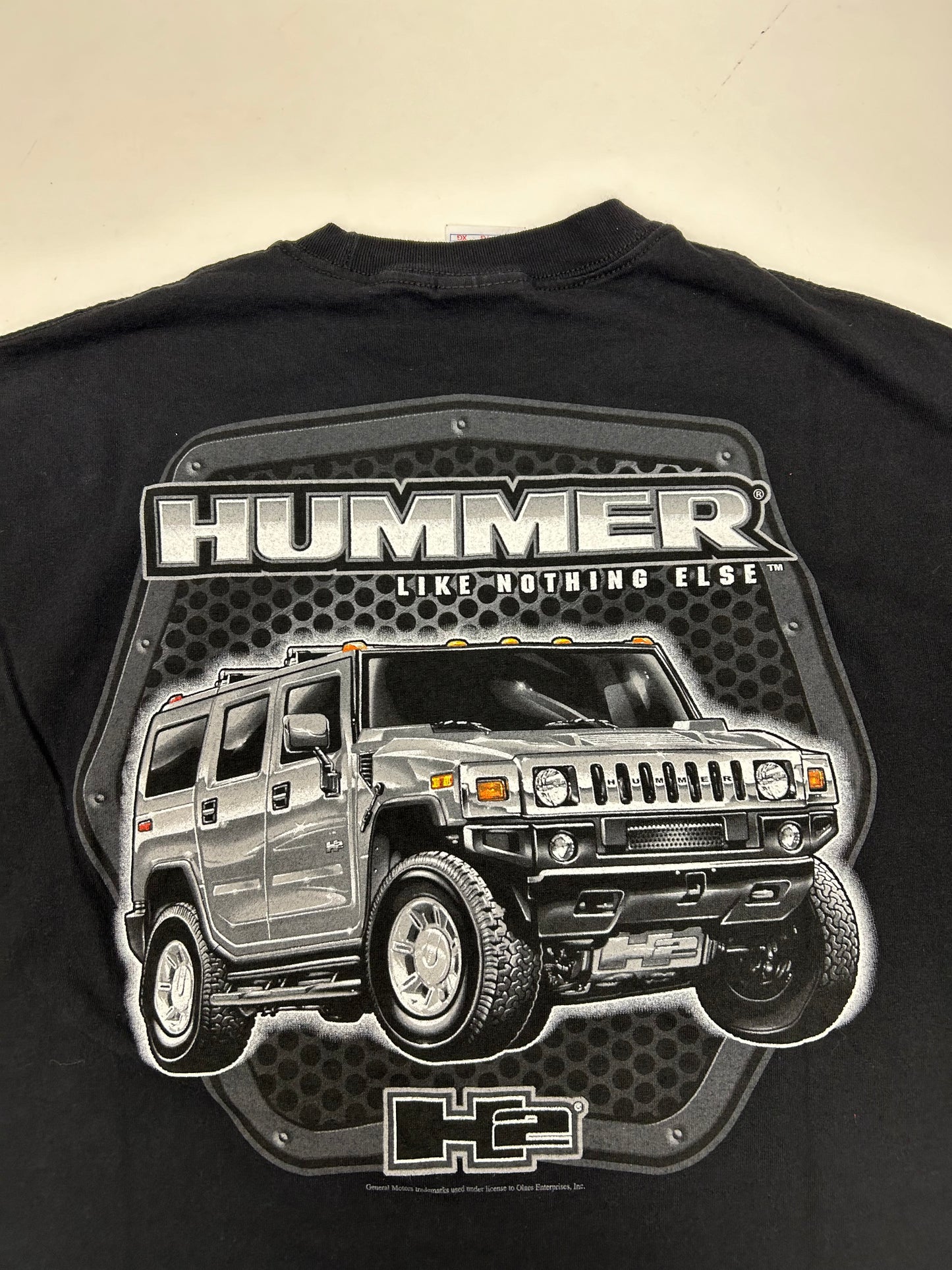 Vintage Hummer H2 Like Nothing Else Off Road GM Truck Y2K Size XL 23.25x30.25 Inches
