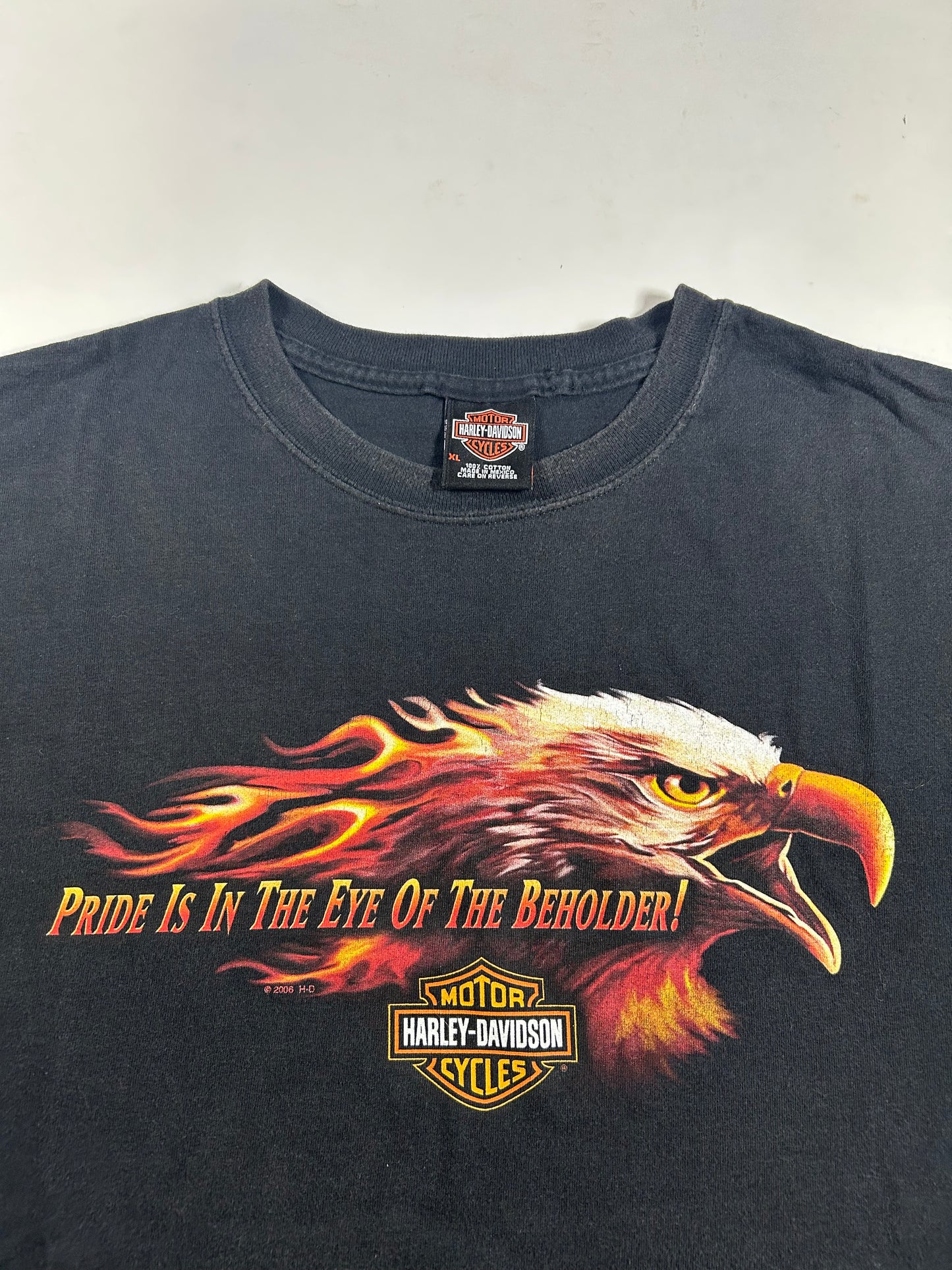Vintage 2000s Harley Davidson Myrtle Beach South Carolina Eagle Tee XL 23.75x29.5 Inches