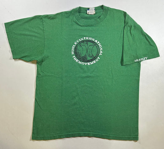 Hurley International The Movement Surfing Graphic Surf T-Shirt Size Large 21.25x26.75 Inches Inches