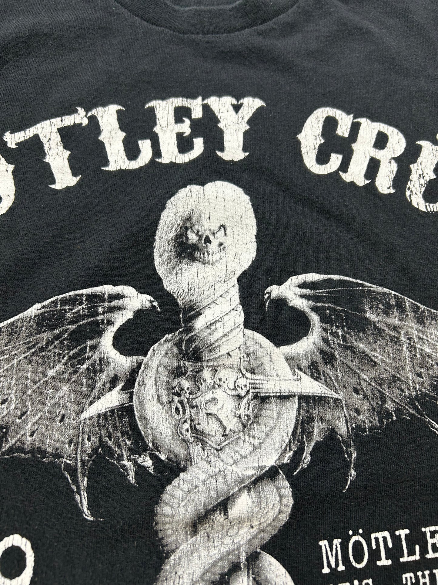Motley Crue Hollywood, CA 1989 Band Tee 2013 Graphic Tee Large 21.25x28 Inches Black
