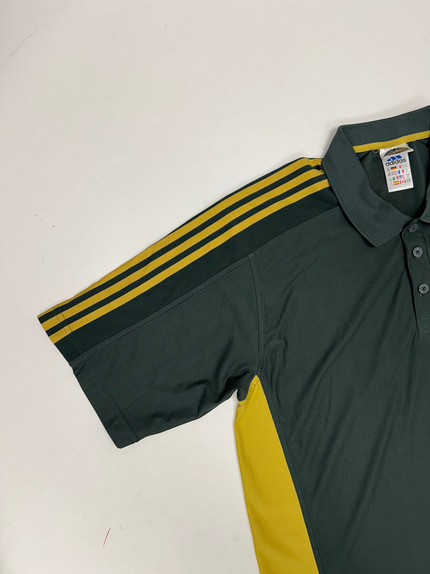 Vintage Adidas Roland Garros Paris Medium 21.75x30.25 Tennis Polo Shirt