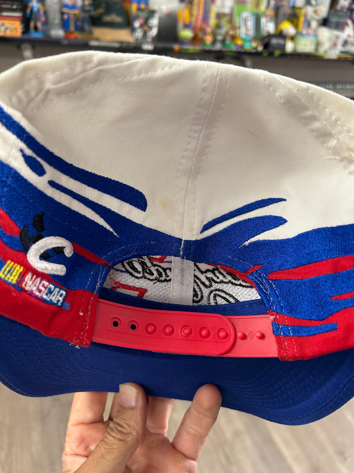 Vintage NASCAR Chase Authentics Dale Earnhardt JR. 3 SnapBack Hat Red,White,Blue