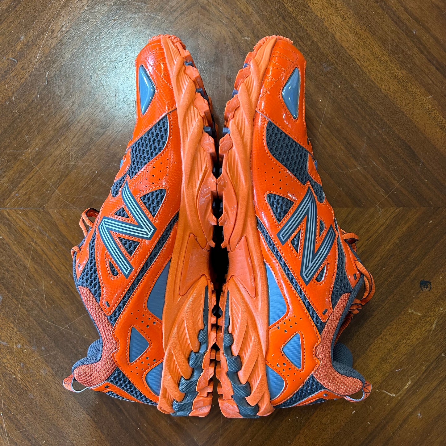 New Balance 610 v1 Running Poppy ML610TB Orange Grey Men's Size 12 As Is No Box