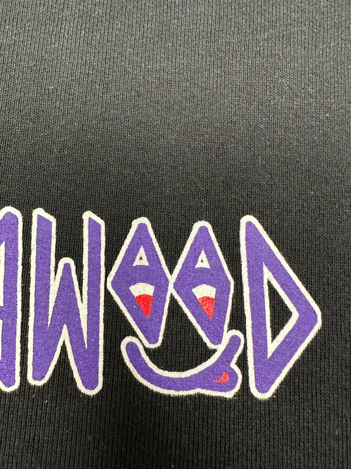 Edgewood NJ “Deeper Than The Roots.” First Edition Crewneck Sweatshirt Tagged Small 90s Fruit 50/50 Blend Made In USA Black