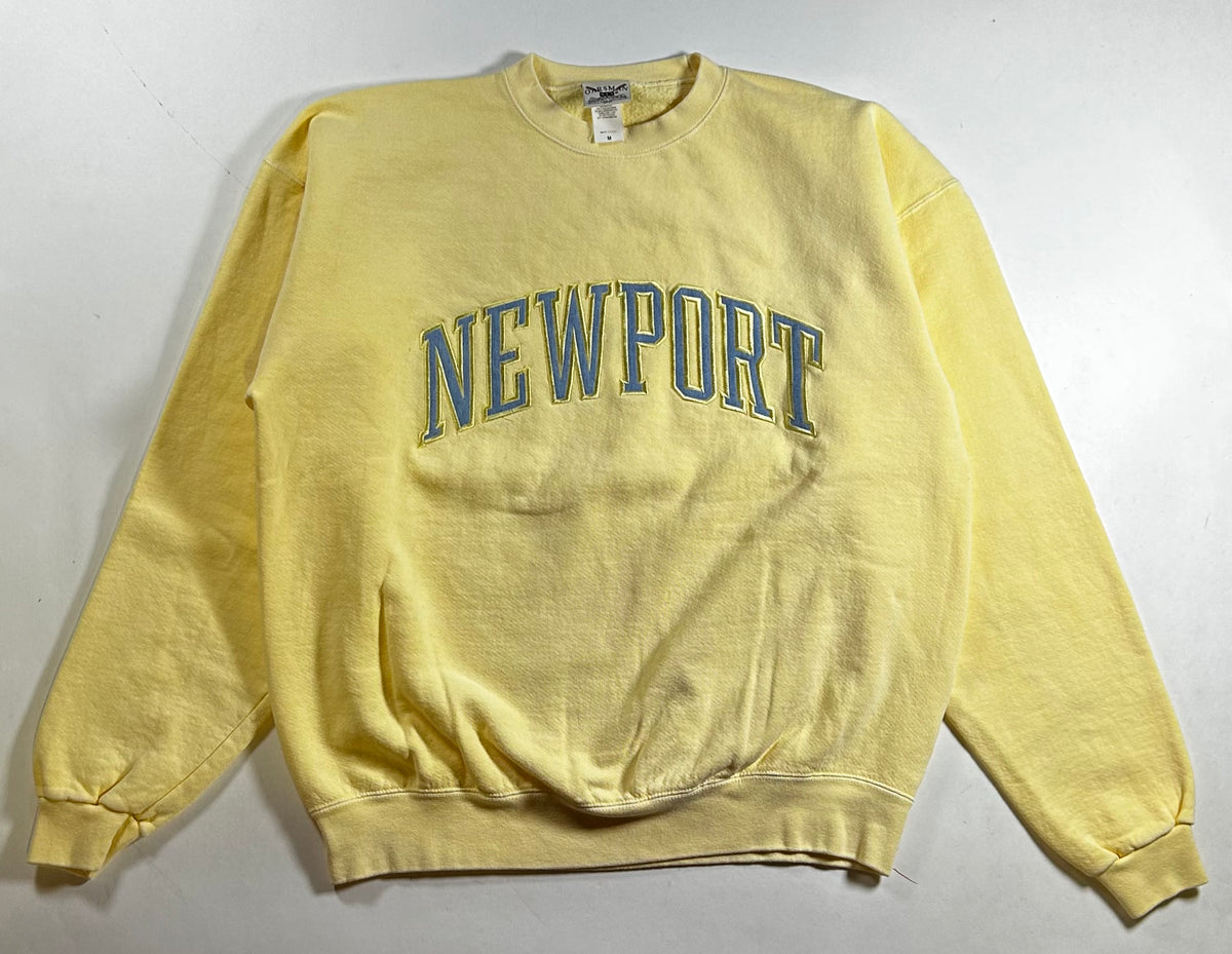 Vintage 90s Oarsman Newport Rhode Island Embroidered Crewneck Sweatshirt Medium 25x26.75 Inches