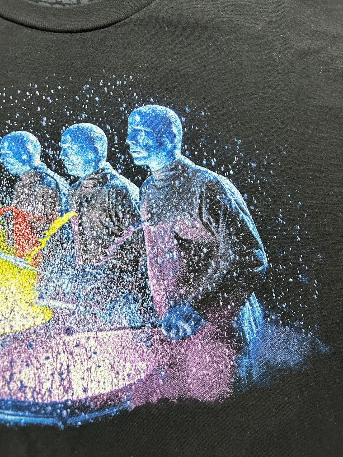 Blue Man Group Paint By No Numbers Boston Music Tour Tee 2XL 26x30 Inches