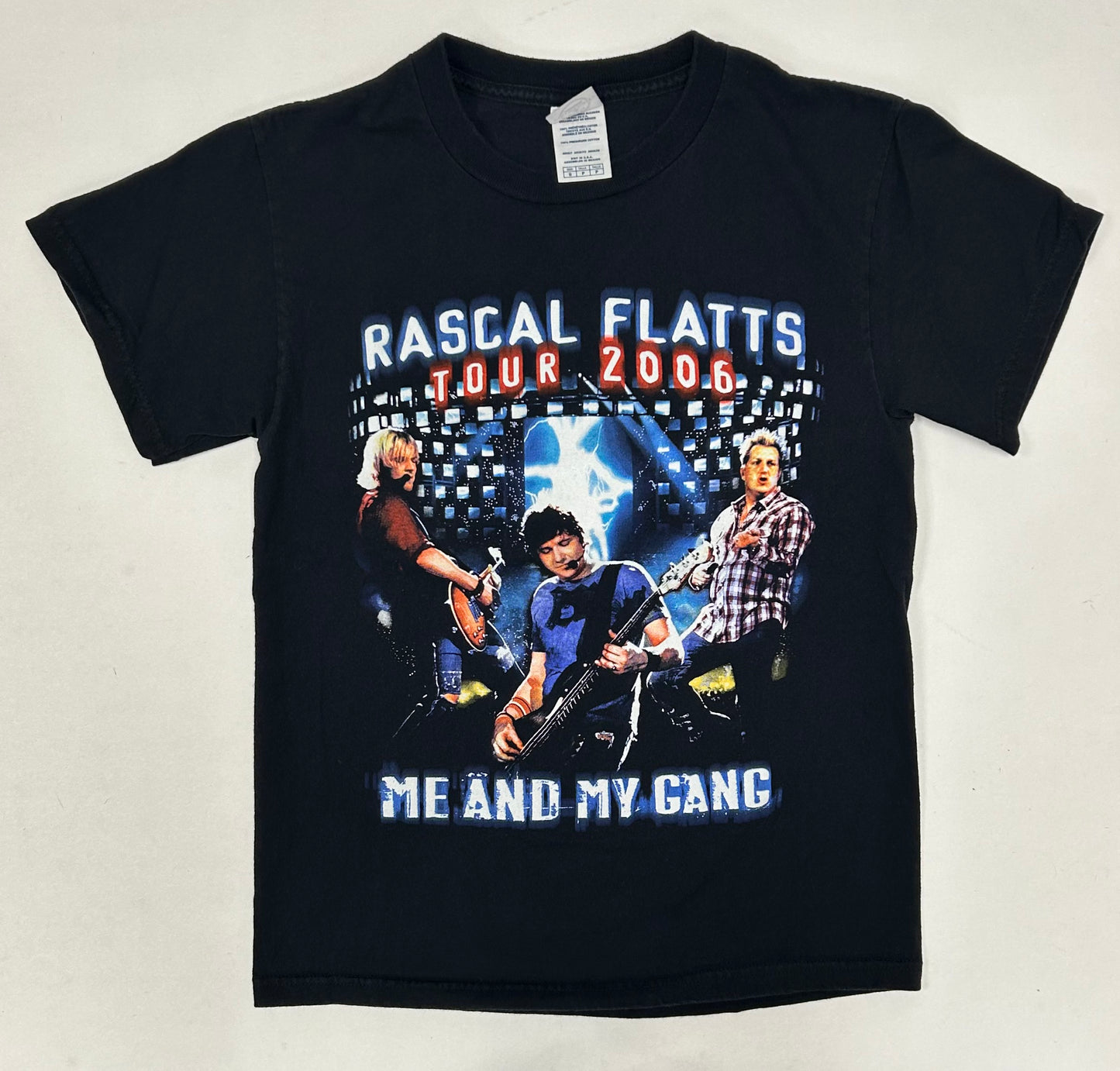 Vintage Rascal Flatts Me And My Gang Tour 2006 Music Band Tee Small 17.5x25 Inches