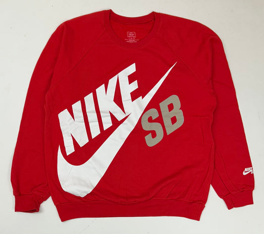 Nike SB Skateboard Crewneck Sweatshirt Made In USA Large/Medium Fit 23.5x27 Inches