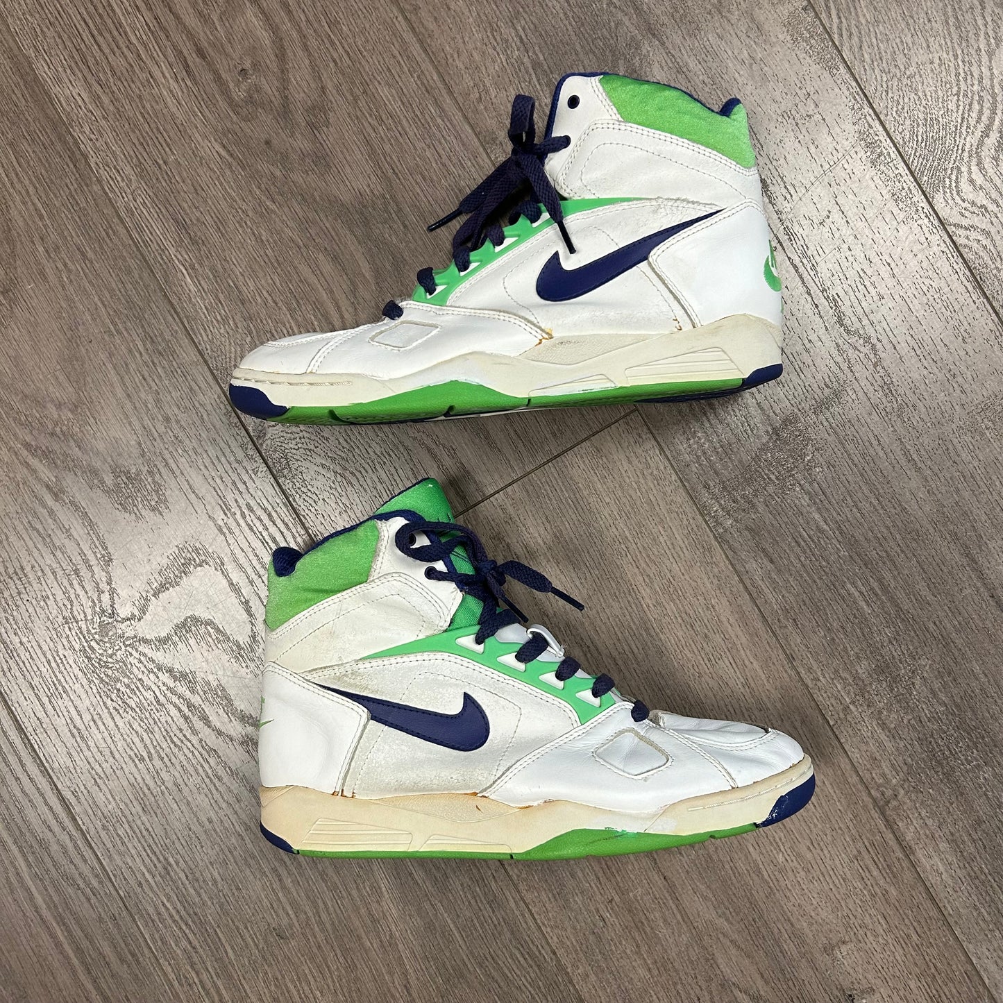 Vintage Nike Air Sabre Flight High 8.5 Basketball Sneaker 1991 As Is 910204 PF