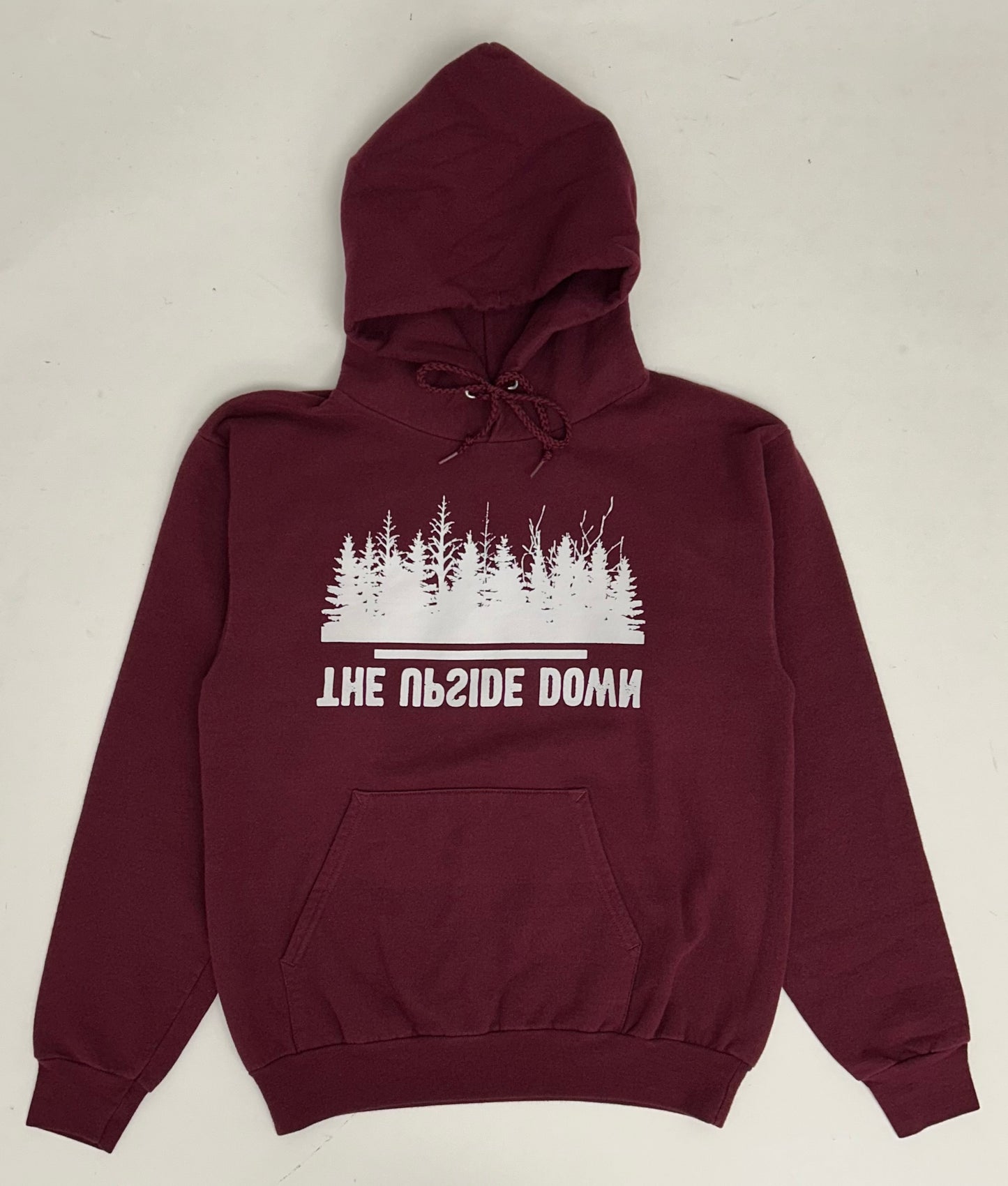 Stranger Things The Upside Down World Hooded Sweatshirt Medium/Small 20x26 Inches