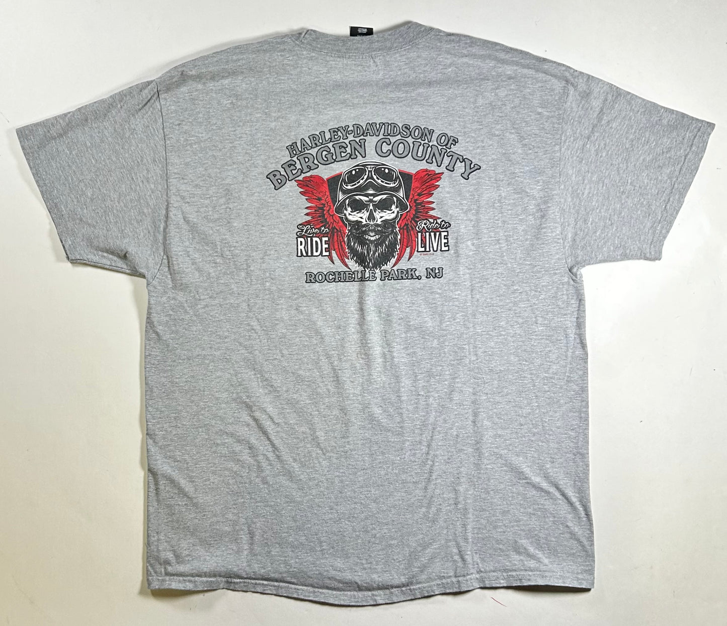 2021 Harley Davidson Motorcycles Of Bergen County Rochelle Park, NJ Skull Graphic Tee 23.5x30 Inches