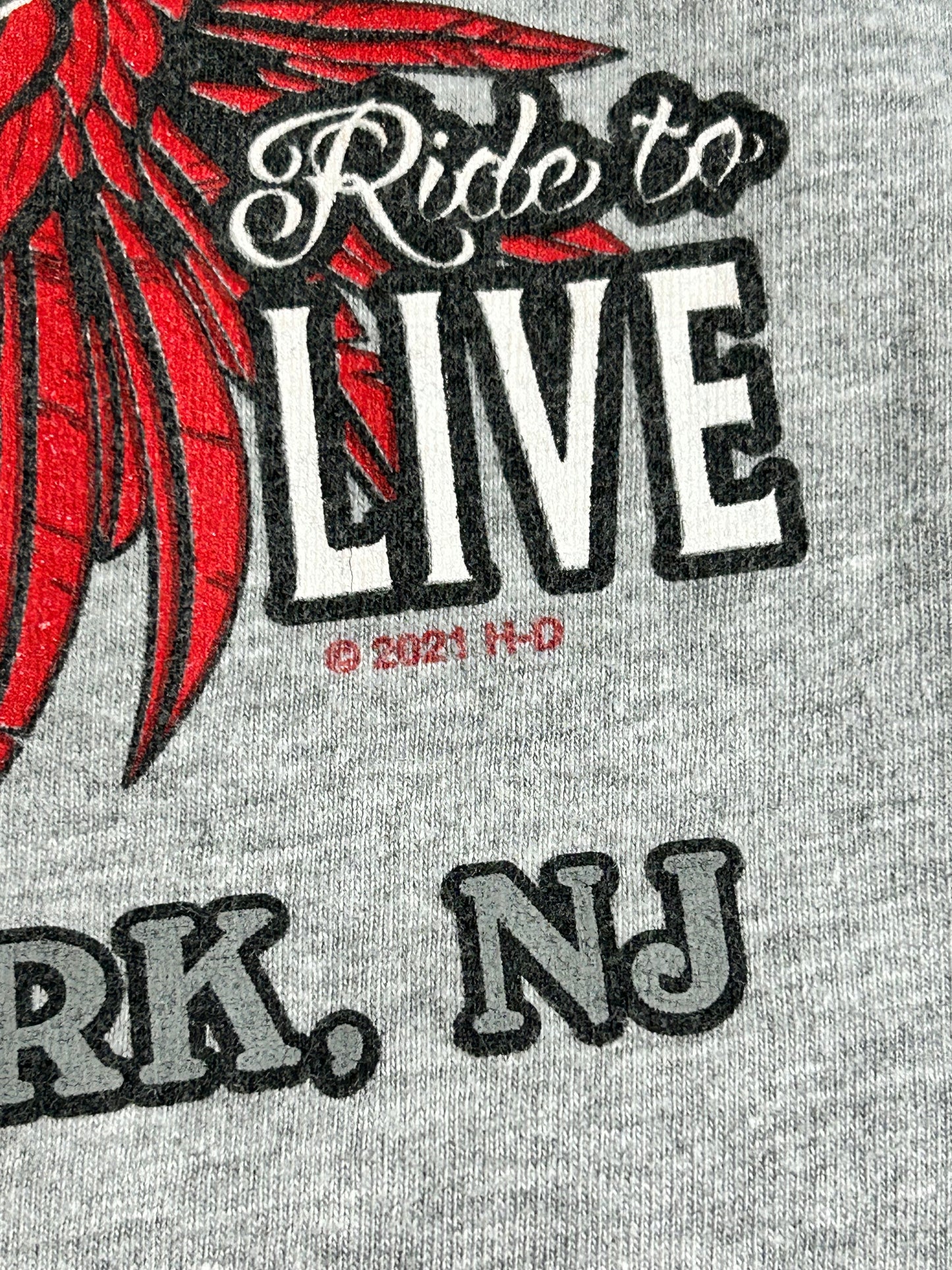 2021 Harley Davidson Motorcycles Of Bergen County Rochelle Park, NJ Skull Graphic Tee 23.5x30 Inches