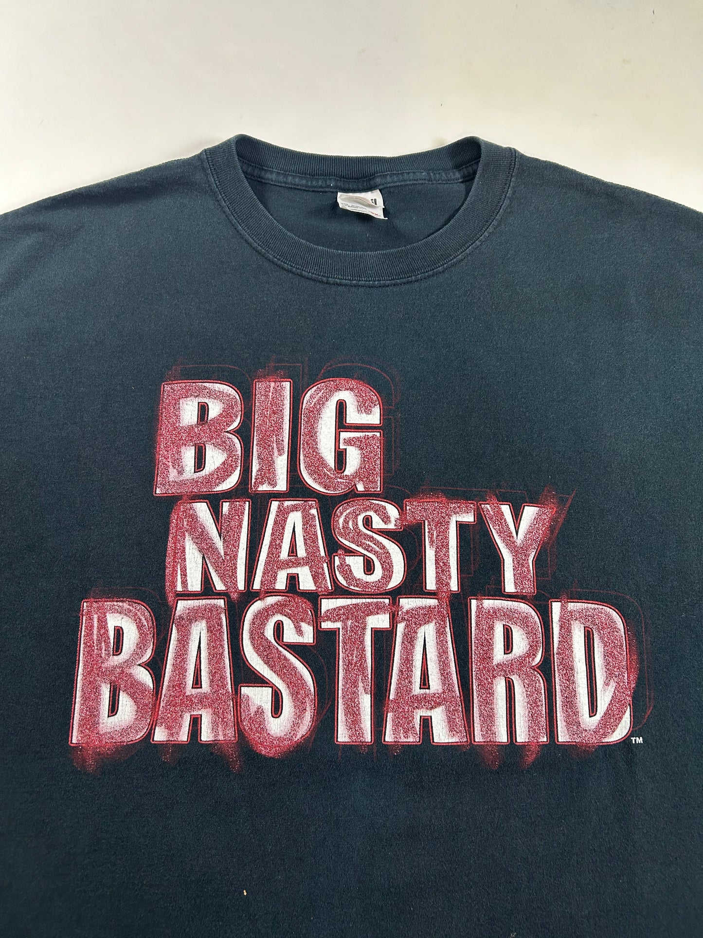 Vintage 2000 The Big Show Big Nasty Bastard WWF WWE Wrestling T Shirt Size 2XL 24.75x30.5 Inches 2000s