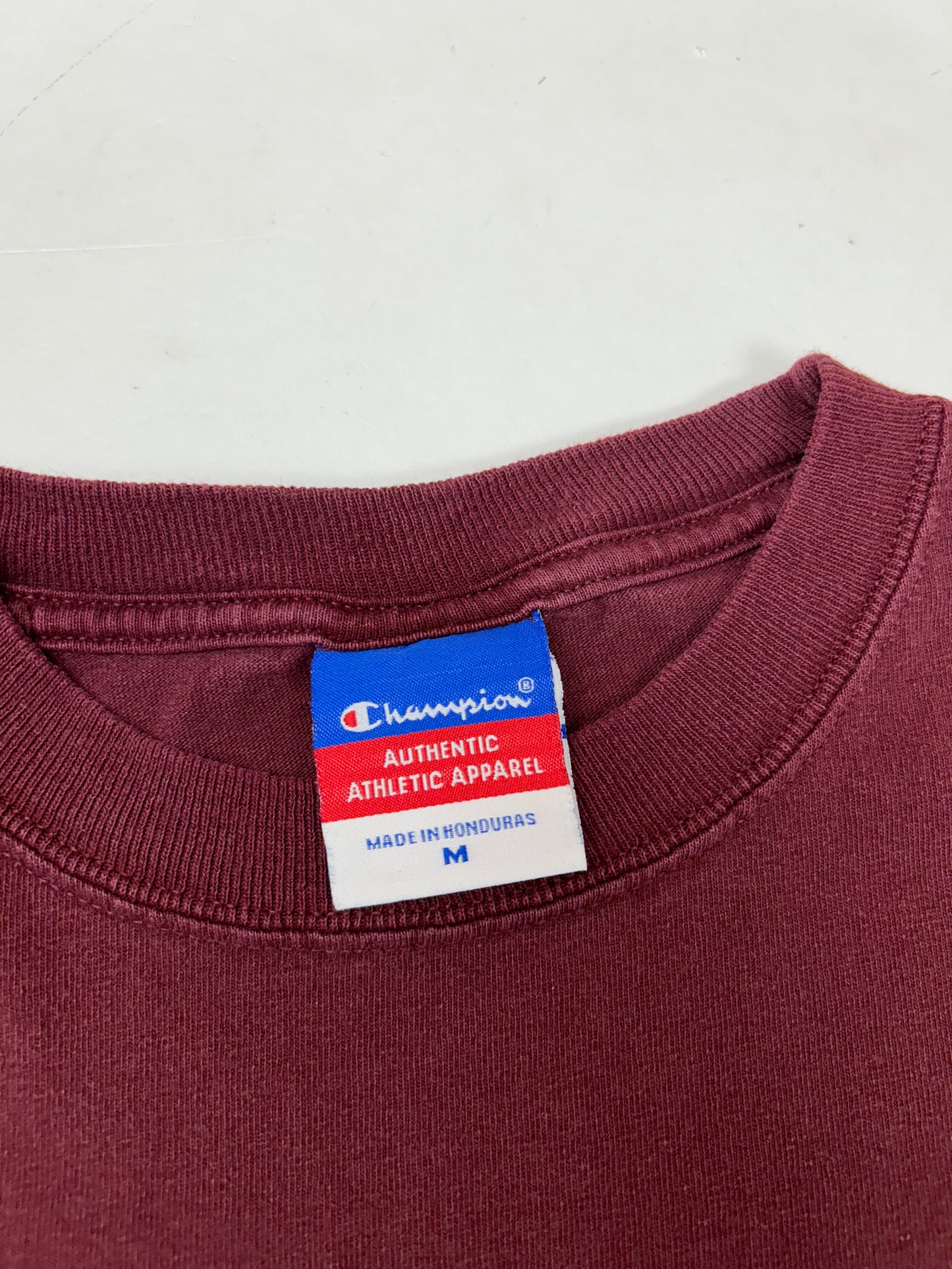 Vintage 00s Champion Virginia Tech College Tee Medium/Small Fit 19x28.5 Inches