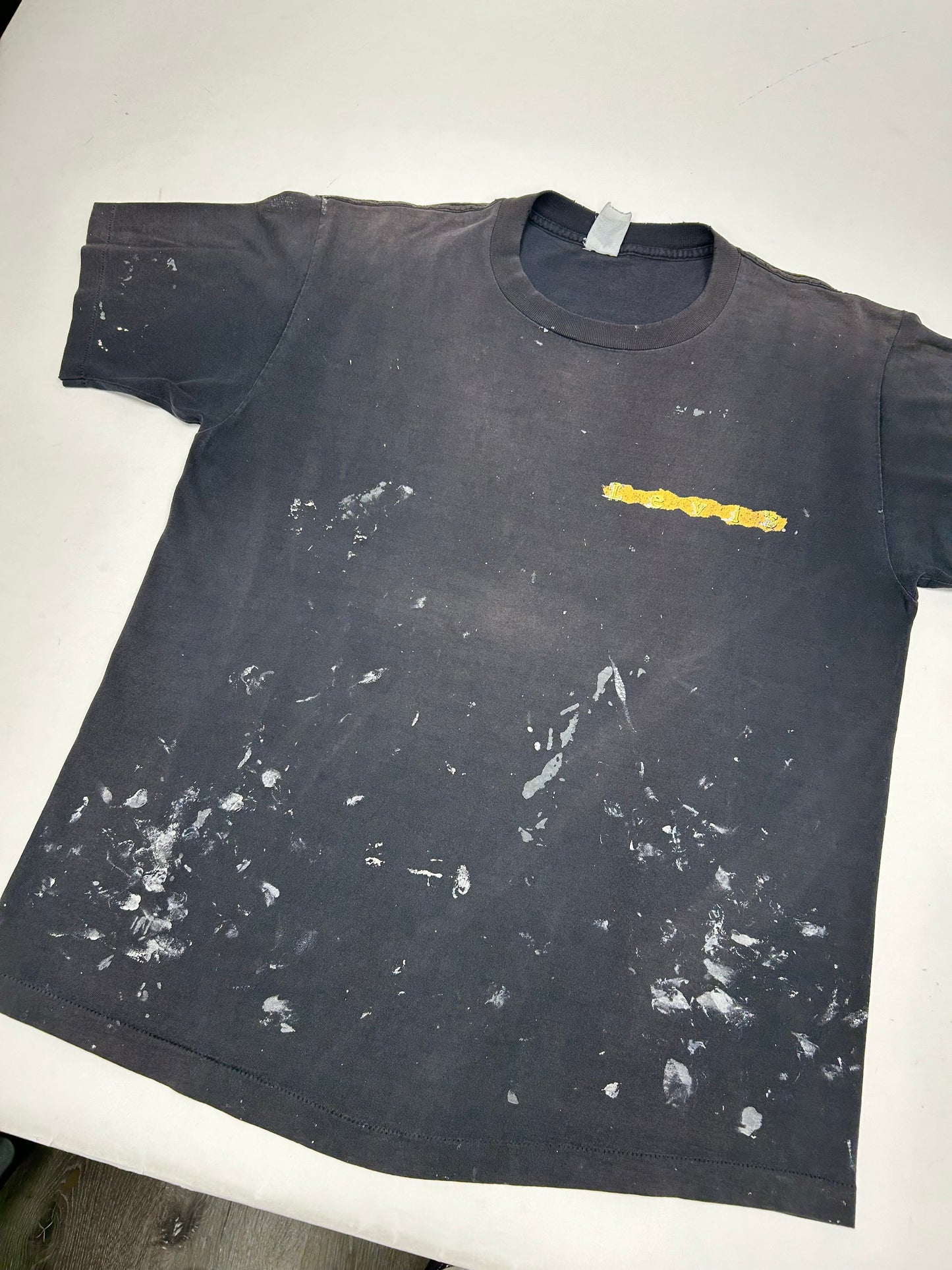 Vintage Levi’s Strauss & Co 501 Car Graphic Tee Thrashed & Painted Tee Large/XL 23.5x29 Inches