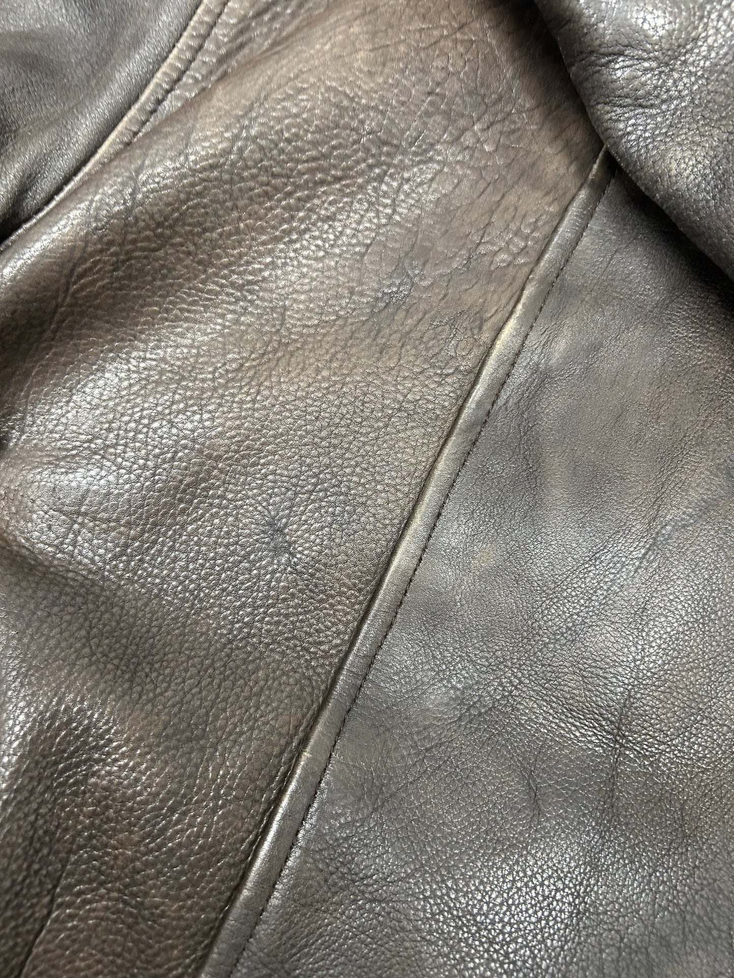 Vintage 90s The Axiom Traditional Leather Pete’s Wicked Ale Leather Jacket Beer Brewery Medium 25x28 Inches