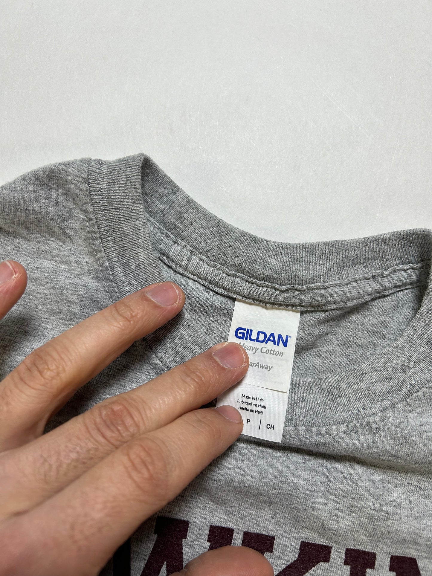 Stranger Things Hawkins Middle School A.V. Club 1983 TV Show Tee Small 17.75x26.5 Inches Gray