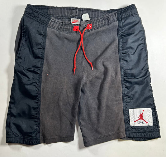 Vintage Nike Air Jordan Flight Athletic Basketball Shorts Air Jordan 4 1989 M/L Fit 18.5x19.5/20 Inches