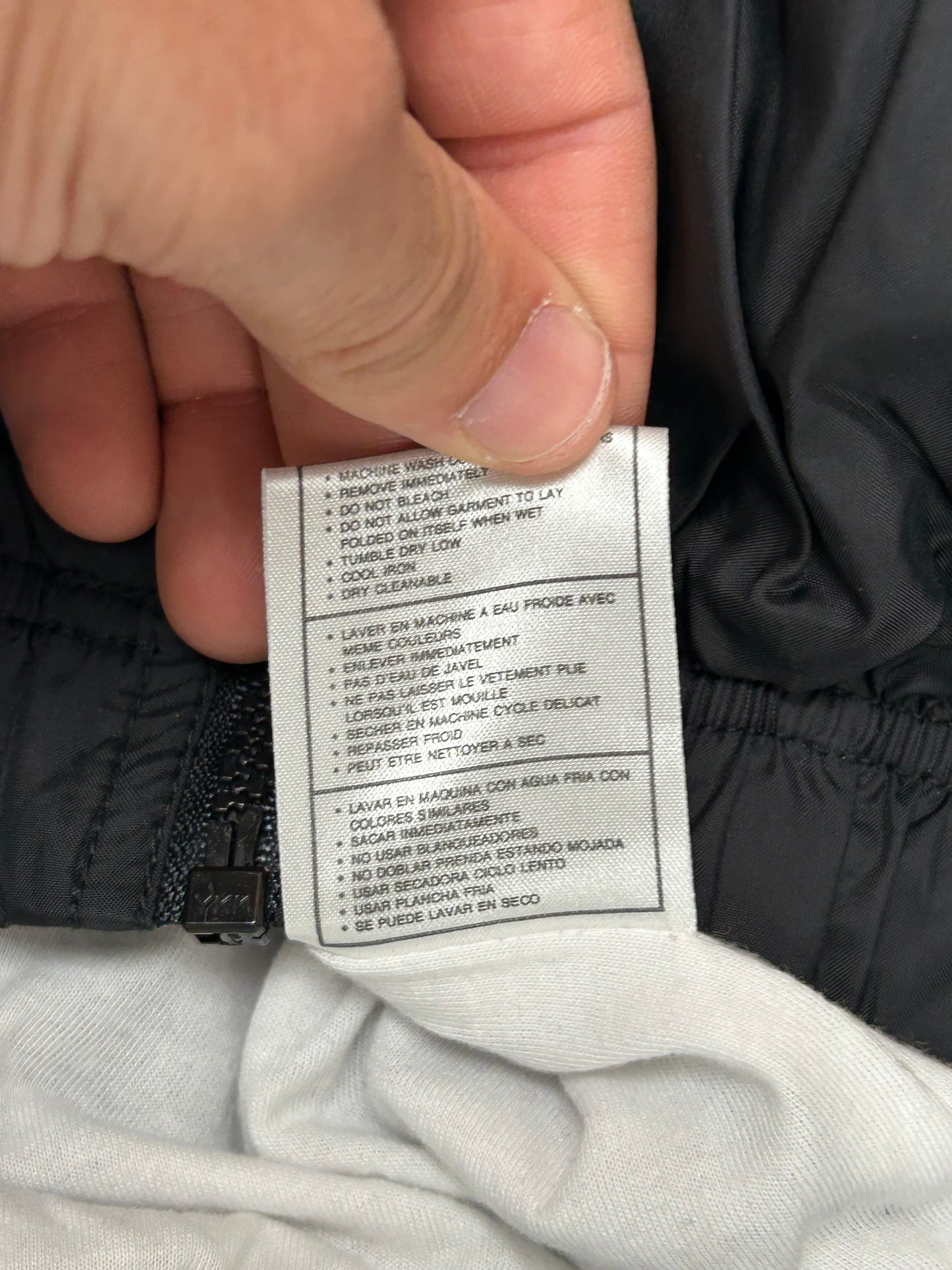 Vintage 90s Nike Swoosh Windbreaker Jacket Large 25.5x27.5 Inches