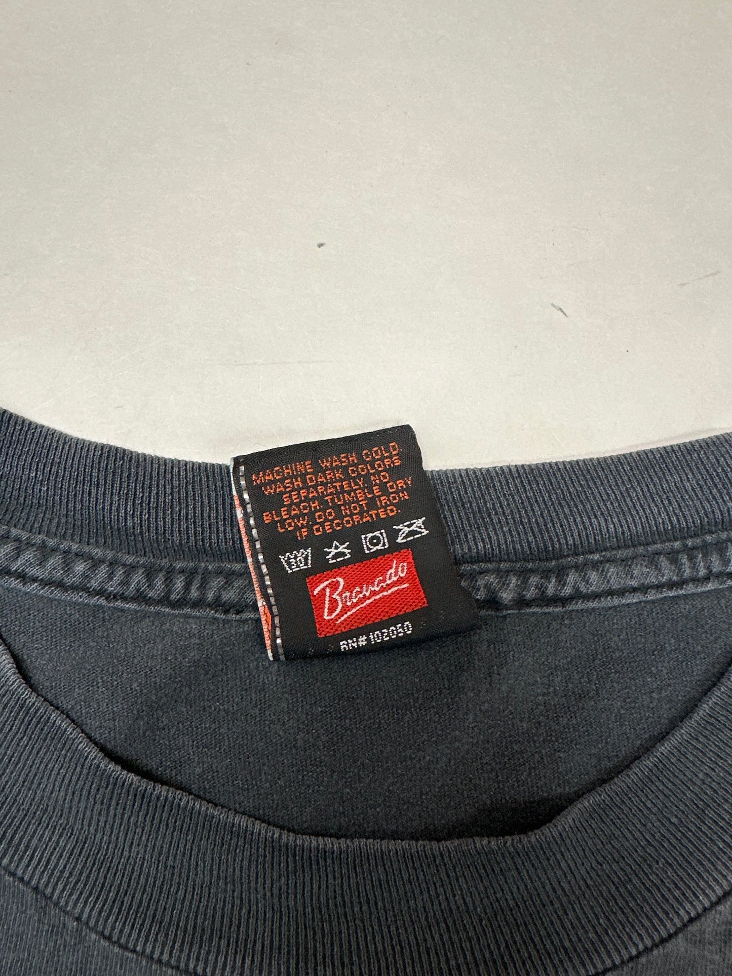 Vintage 00s Harley Davidson Motorcycles Jamaica Pirate Skull Graphic Tee Faded Black 4XL 30x31.5 Inches