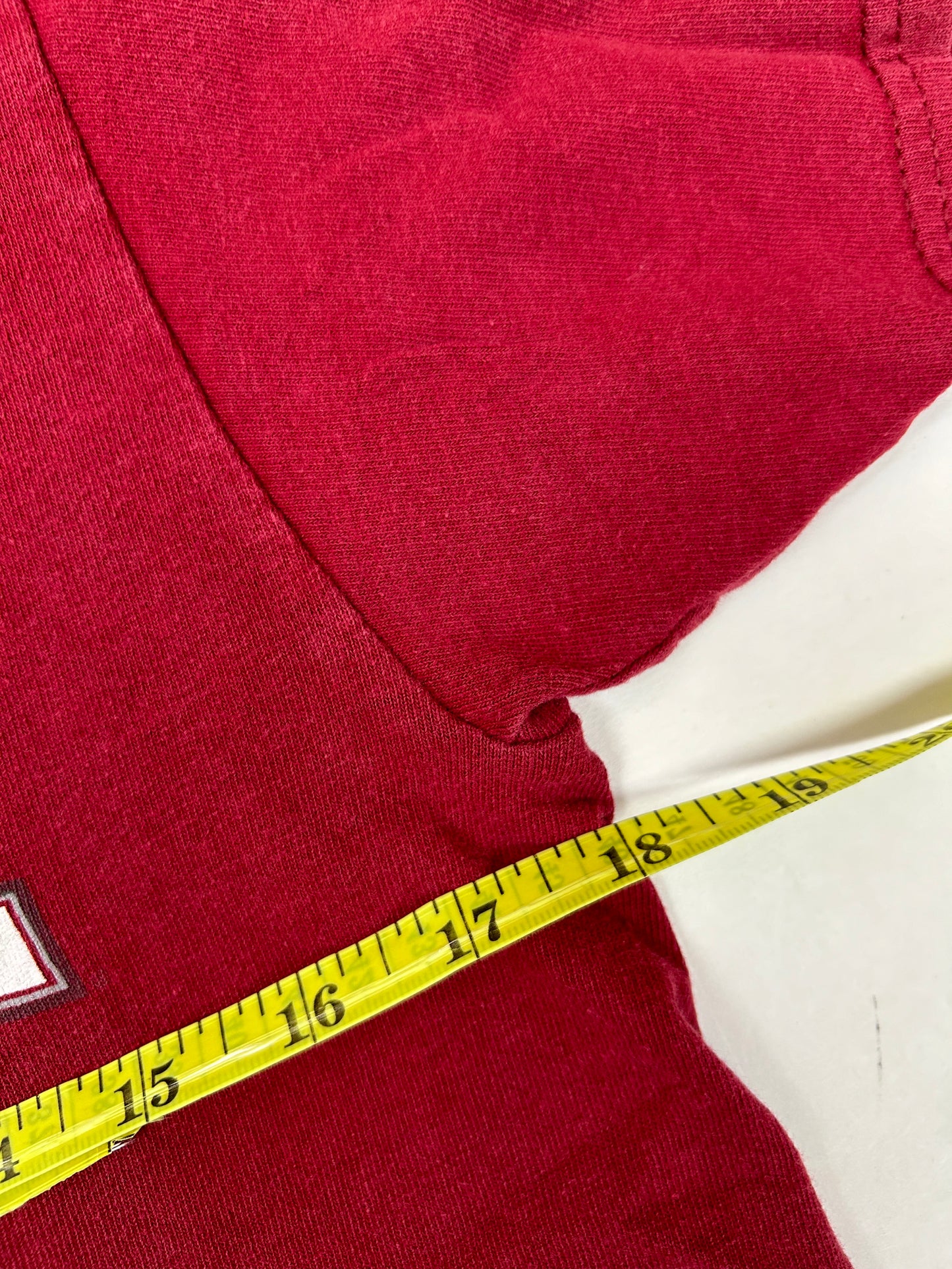 00s Oklahoma University Sooners College Tee Small 18x23.25 Inches As Is