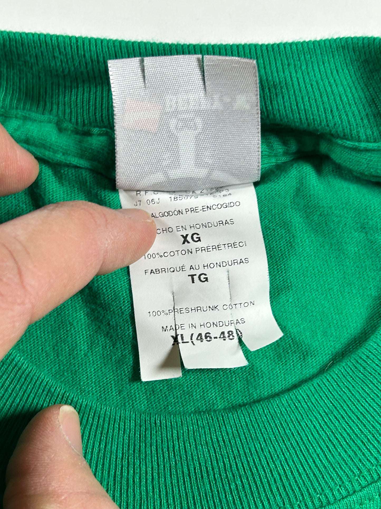 Puerto Rico Destination Tee 2000s Vintage Green XL 23.5x29.5 Inches