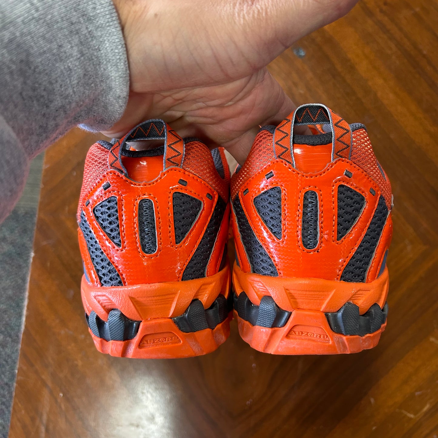 New Balance 610 v1 Running Poppy ML610TB Orange Grey Men's Size 12 As Is No Box