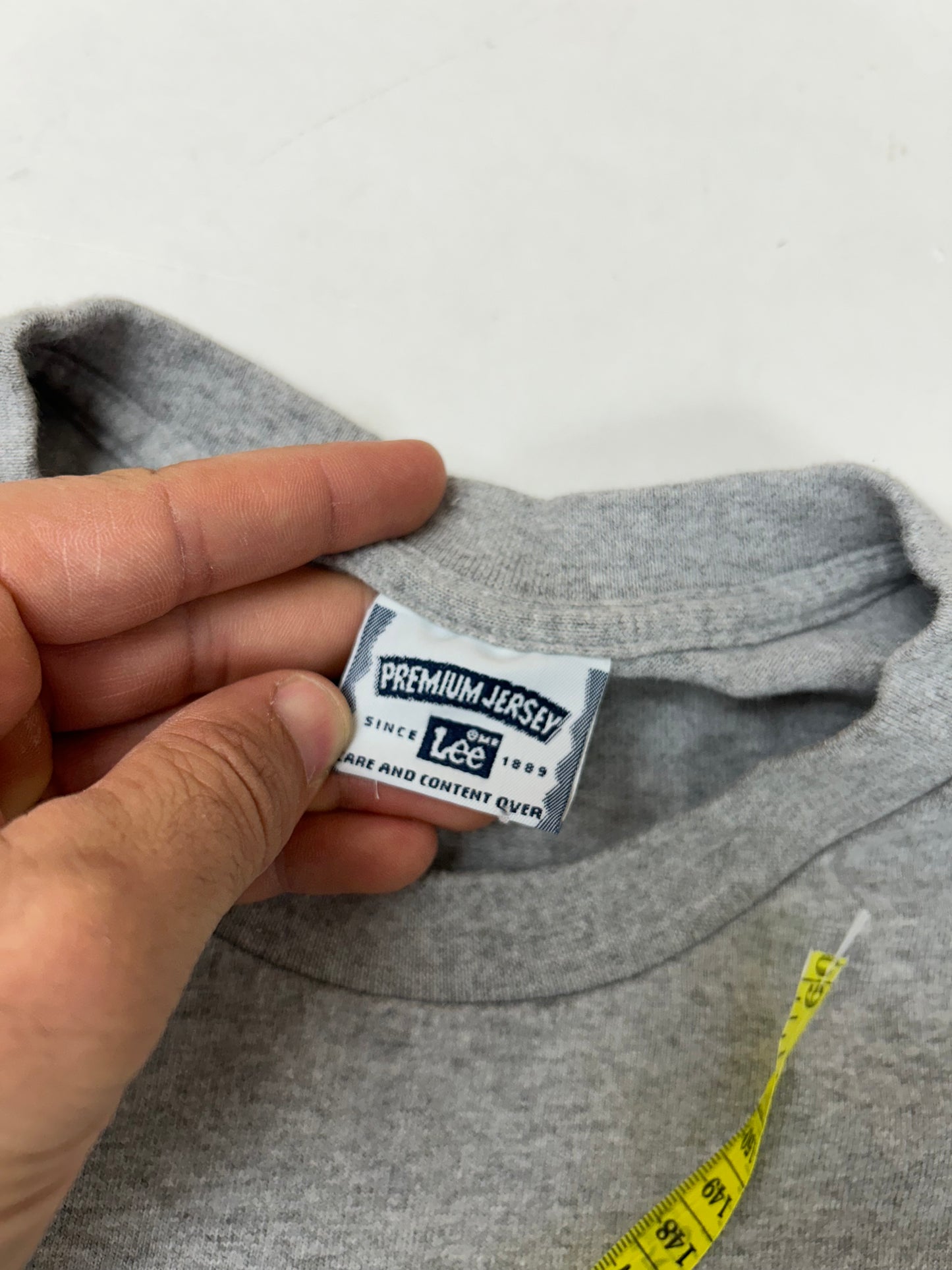 Vintage 90s F.D.N.Y. Keep Back 200Ft Firefighter Tee USA XL+ 24.5x31.25 Inches