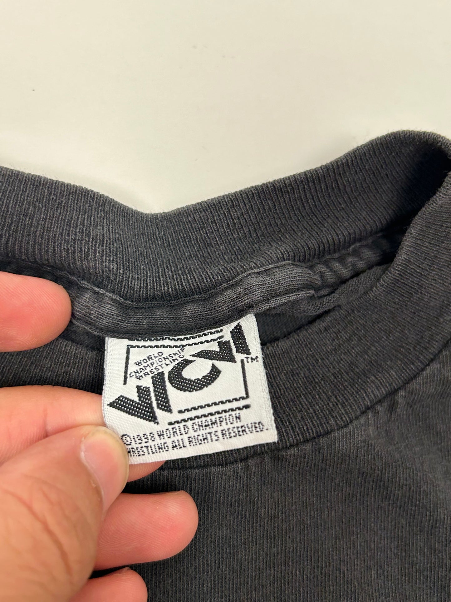 Vintage 1998 WCW DDP Diamond Dallas Page Wrestling Graphic Tee Medium 19.5x28.75 Inches