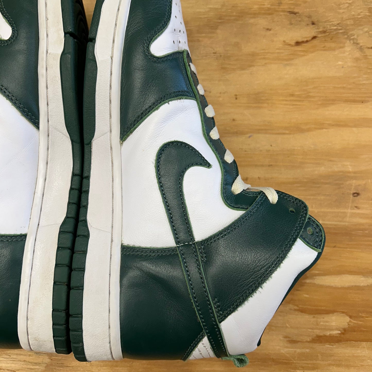 2020 Nike Dunk High SP Spartan Green CZ8149100 Men's Size 9.5 USED NO BOX CLEAN AS IS