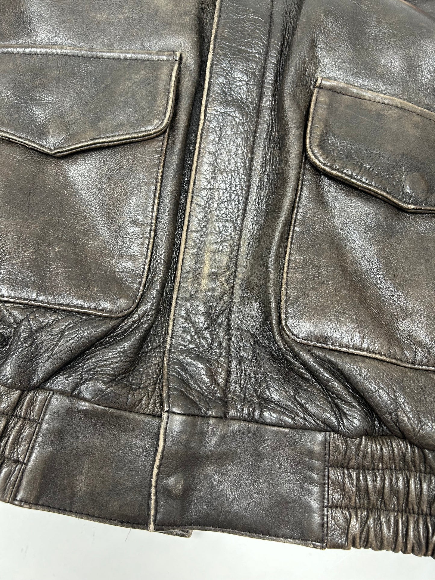 Vintage 90s The Axiom Traditional Leather Pete’s Wicked Ale Leather Jacket Beer Brewery Medium 25x28 Inches