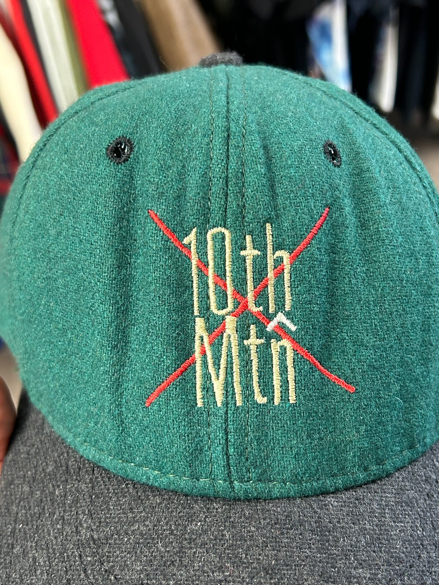 Vintage 10th Mtn Huts Made In the USA SnapBack Hat