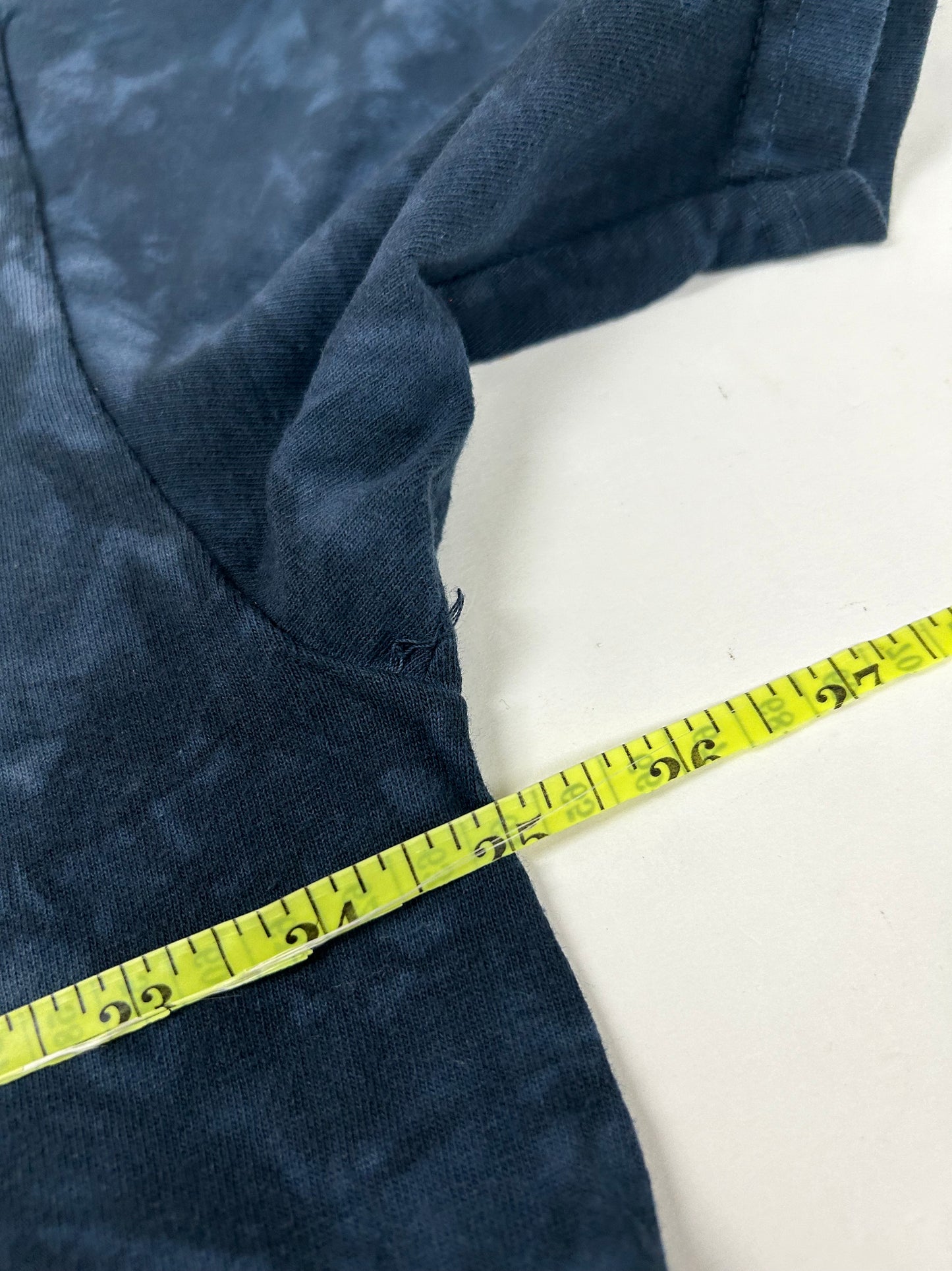 Vintage 00s Liquid Blue Led Zeppelin Physical Graffifi Music Band Tie-Dye Tee XL Big Fit Anvil Tag 25x29.5 Inches