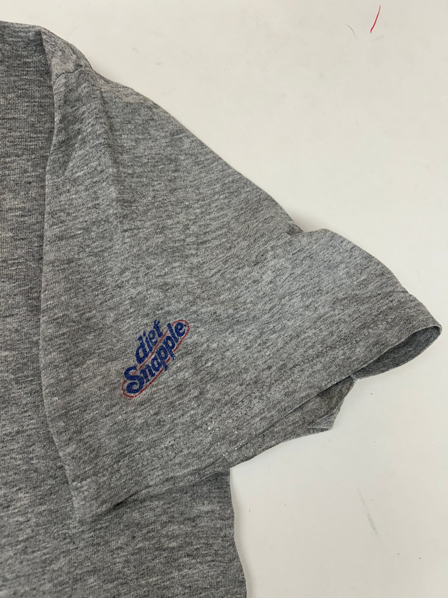 Thrashed As Is Worn Vintage 00s Diet Snapple Face It I’m Moody Drink Promo Brand Tee XL 24.25x29.25 Inches