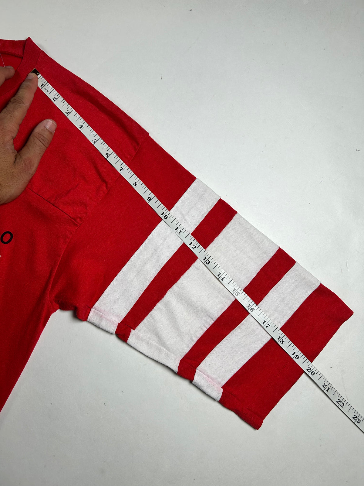 Vintage 80s Champion San Francisco 49ers NFL 3/4 Sleeve Tee L/M Fit 20.25x29.5 Inches