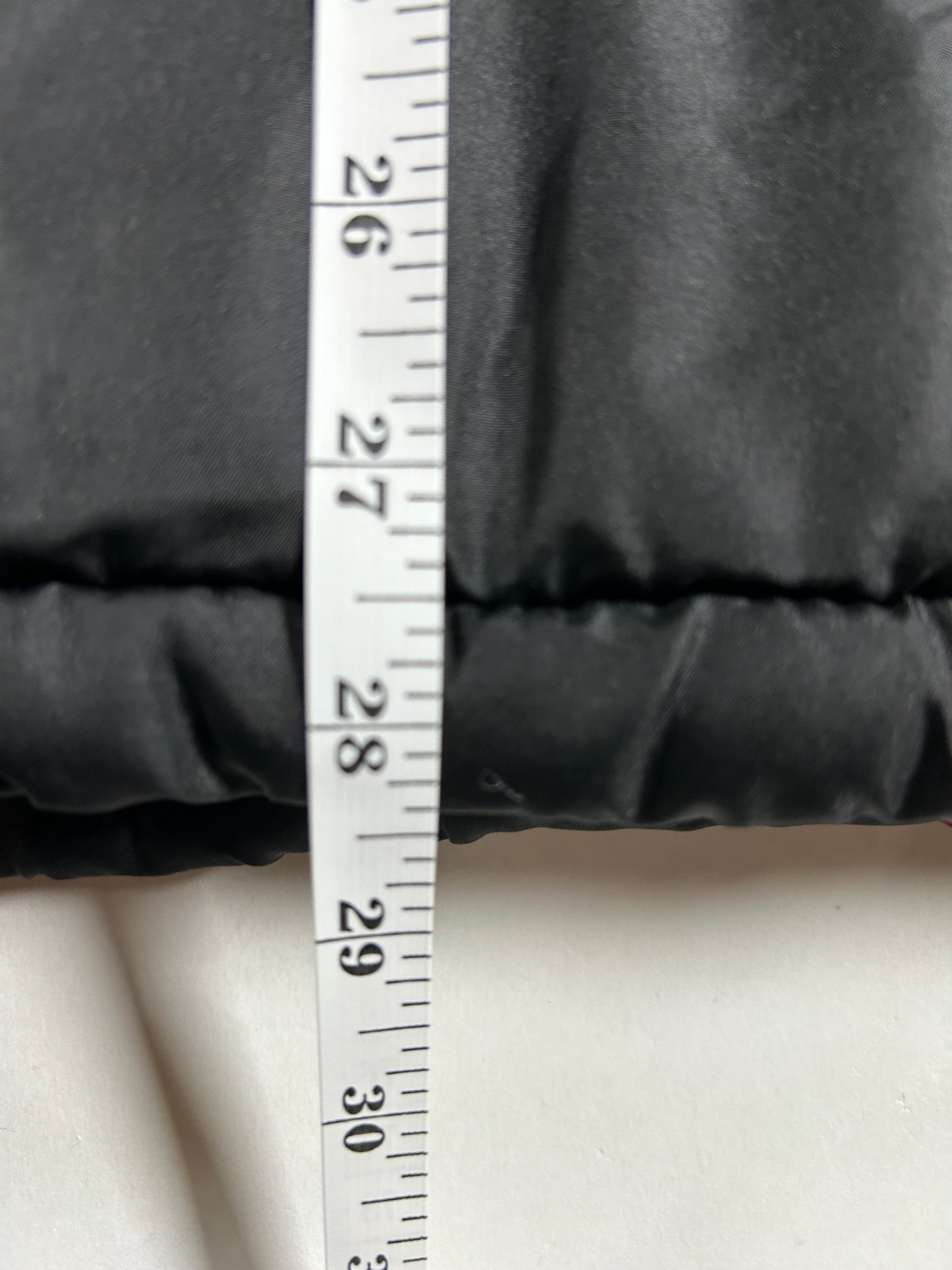 US Polo Assn Men’s Full Zip Puffer Vest Black Lined With Pockets Size XL 26.25x28.5 Inches