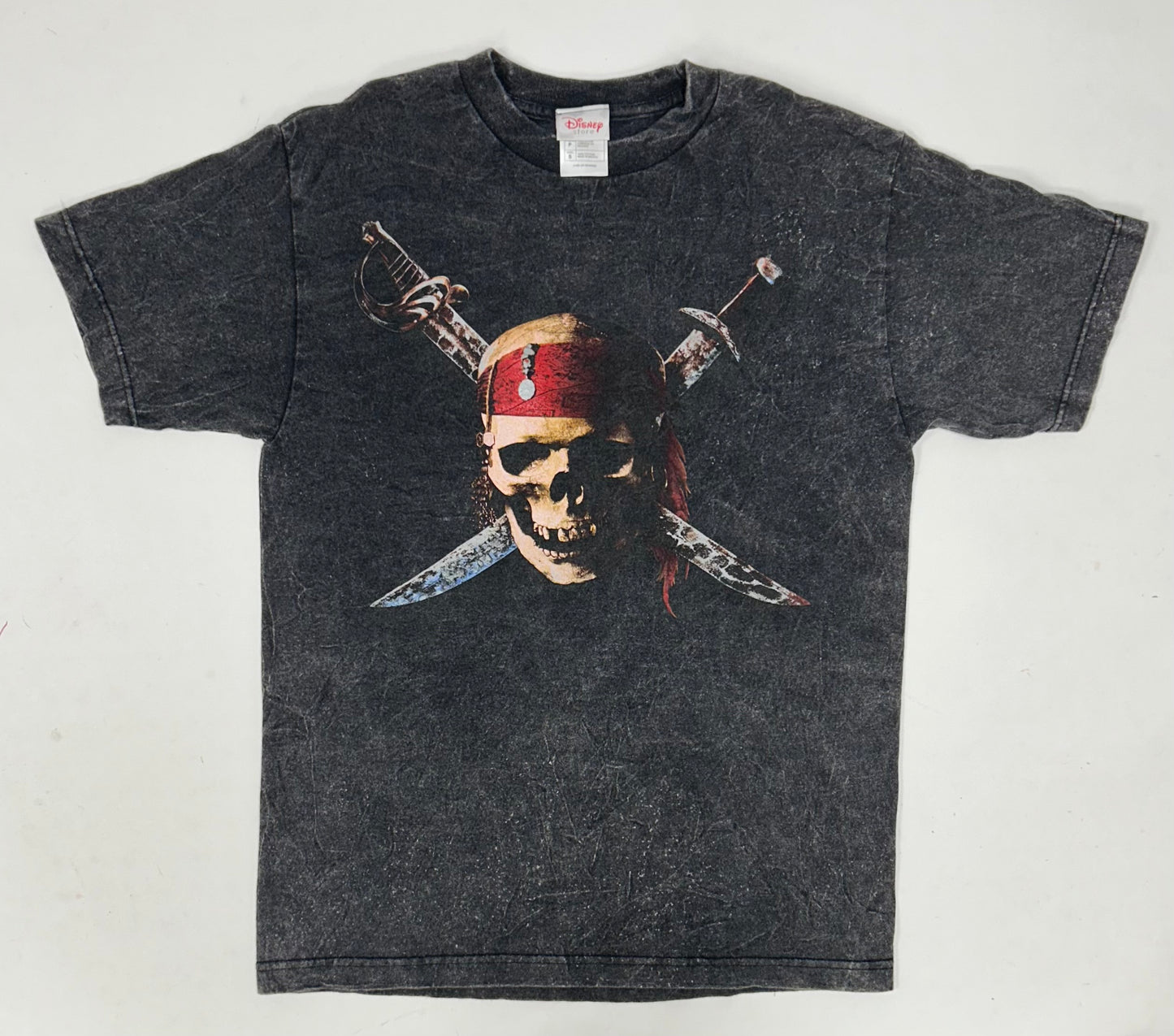 Vintage Pirates Of The Caribbean T Shirt Small Curse Of Black Pearl Dinsey Promo