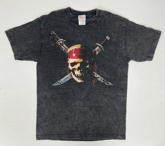 Vintage Pirates Of The Caribbean T Shirt Small Curse Of Black Pearl Dinsey Promo