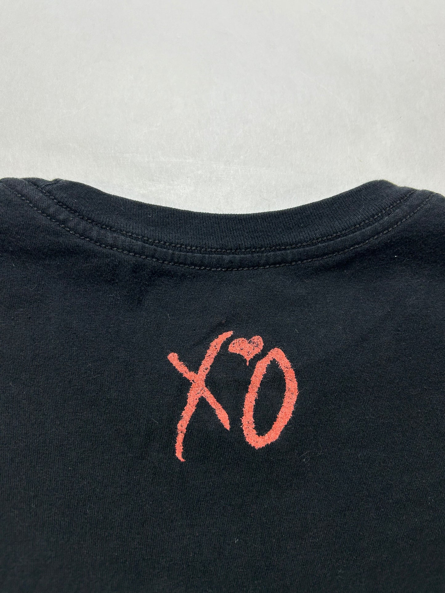 The Weekend XO Starboy Legend Of The Fall 2017 World Tour Tee Small 18.25x25.25 Inches Black
