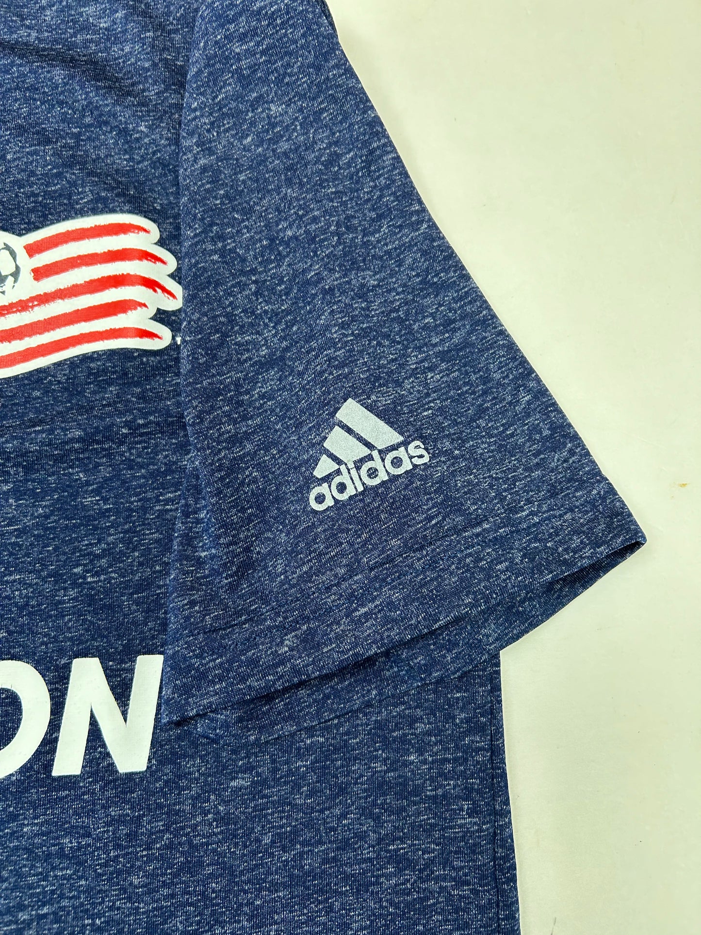 2015 New England Revolution MLS Adidas Soccer Jersey Training Shirt Medium 19x27.5 Inches