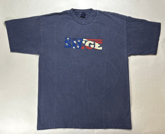 Vintage 1998 The Siege Movie Denzel Washington Movie Promo Tee XL 23.5x30.75 Inches