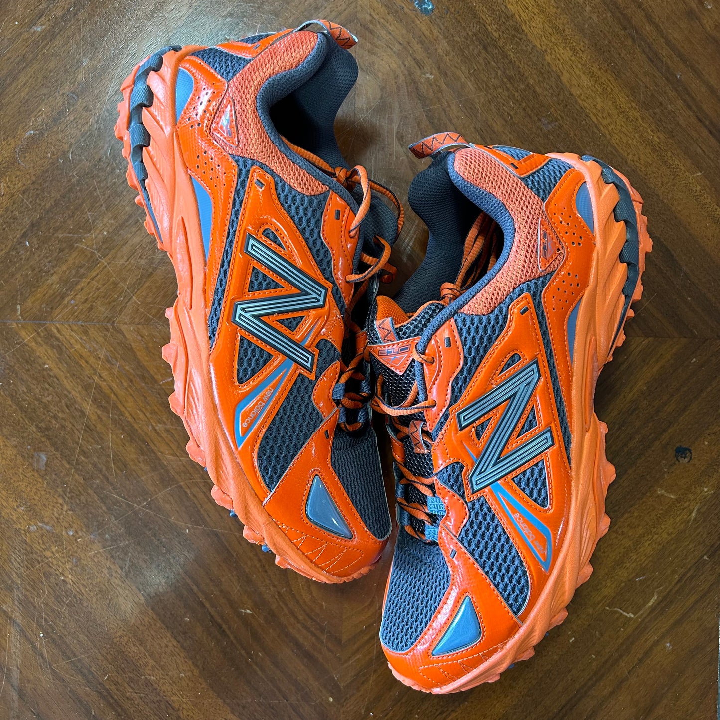 New Balance 610 v1 Running Poppy ML610TB Orange Grey Men's Size 12 As Is No Box