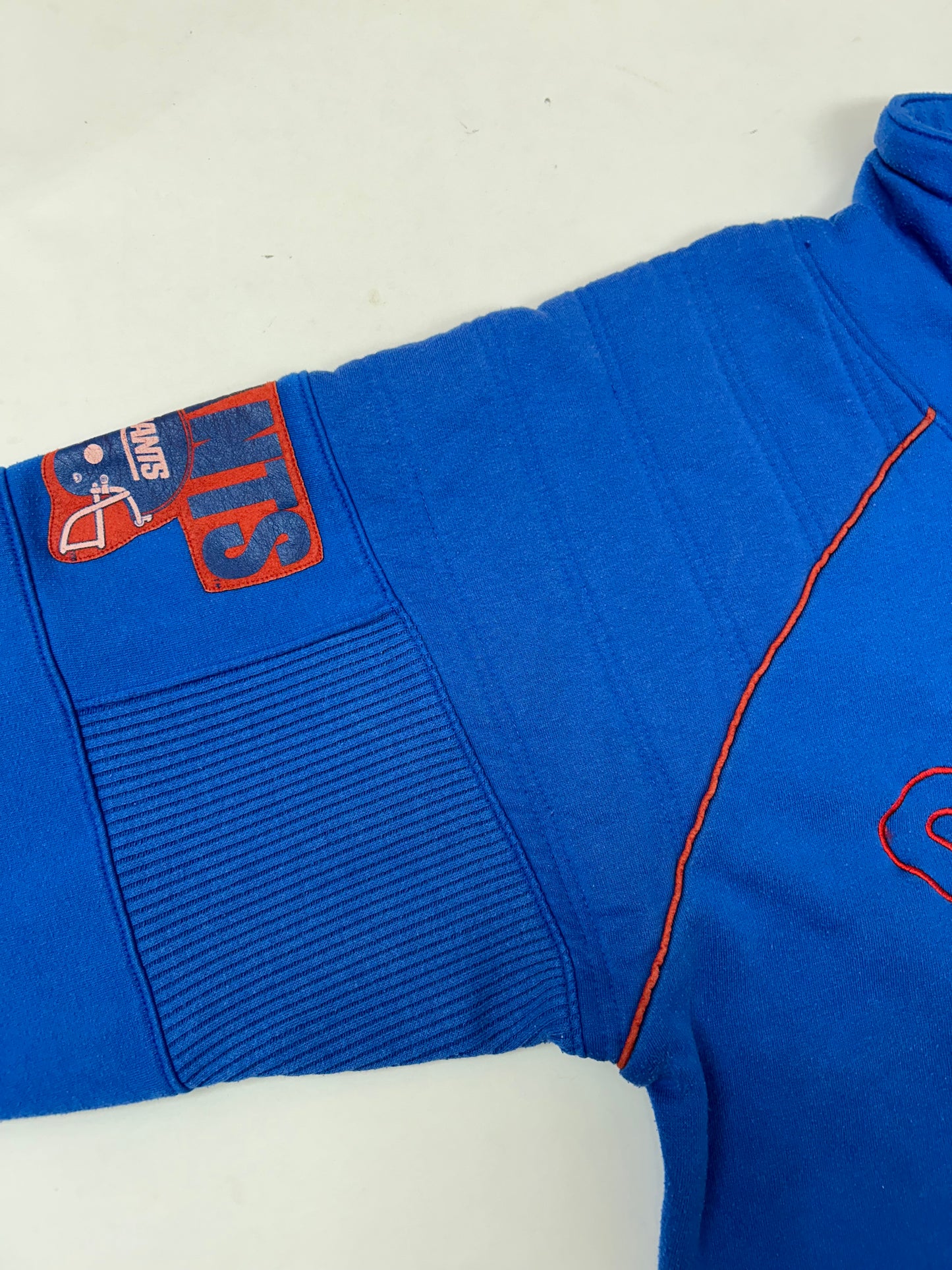 Vintage Nike NFL Quarter Zip Jacket New York Giants Large 25.5x25.25 Inches 80s 90s Rare